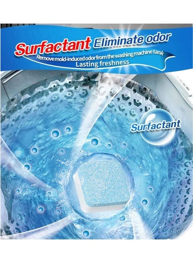 oradess Washing Machine Cleaner Tablets Descaler Solid Deep Cleaning Deodorizer For All Washer Machines HE Front Loader Top Load Clean Inside Drum and Laundry Tub Seal - Image 2