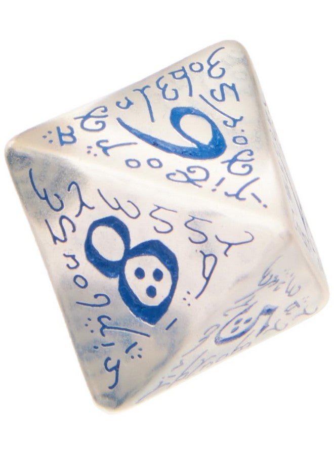 Q WORKSHOP Elvish Dice Transparent/Blue (7) - Image 4