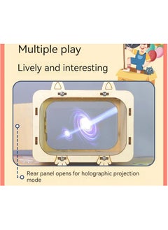General 3D holographic movie TV projector science experiment children students handmade materials  - Image 3