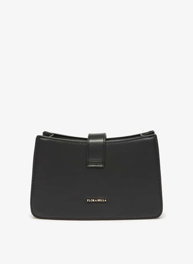 Flora Bella By Shoexpress Women Solid Crossbody Bag with Adjustable Strap and Zip Closure