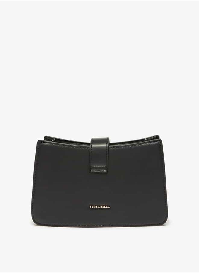 Flora Bella By Shoexpress Women Solid Crossbody Bag with Adjustable Strap and Zip Closure  - Image 4