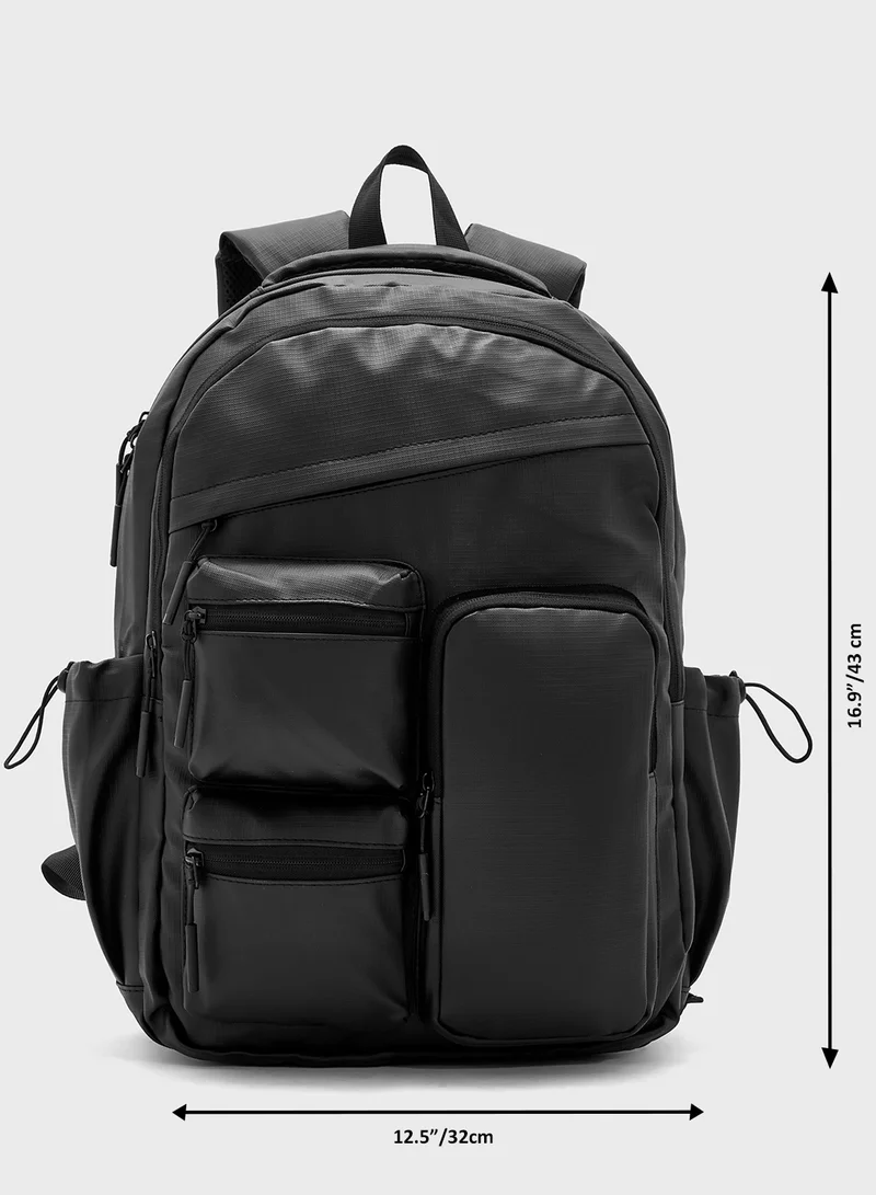 Seventy Five Multiple Pocket Casual Backpack