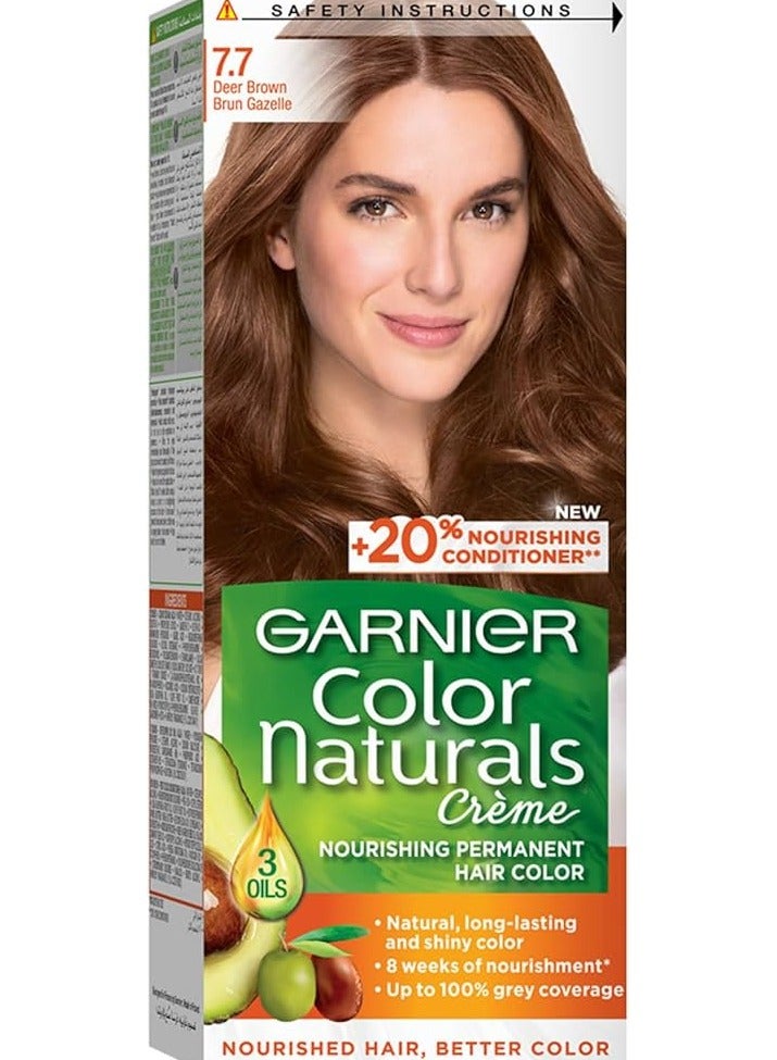 Garnier color naturals7.7 deer brown