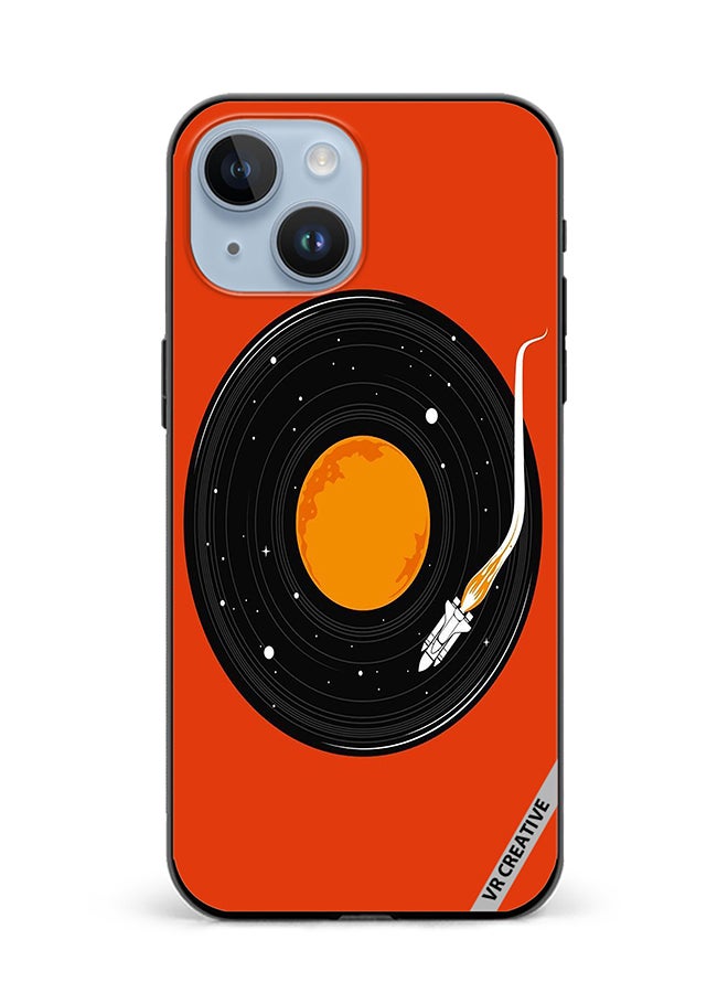 VR CREATIVE Protective Case Cover For Apple iPhone 15 Plus Music Design Multicolour - Image 1