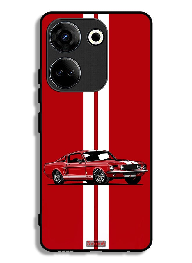 Tolwak Tecno Camon 20 Protective Case Cover Vintage Car Abstract Art - Image 1