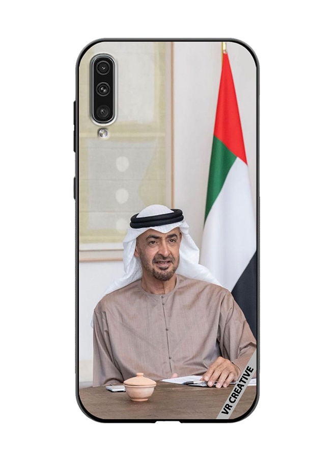 VR CREATIVE Protective Case Cover For Samsung Galaxy A50/A50s Sheikh Mohamed Bin Zayed Al Nahyan Design Multicolour - Image 1