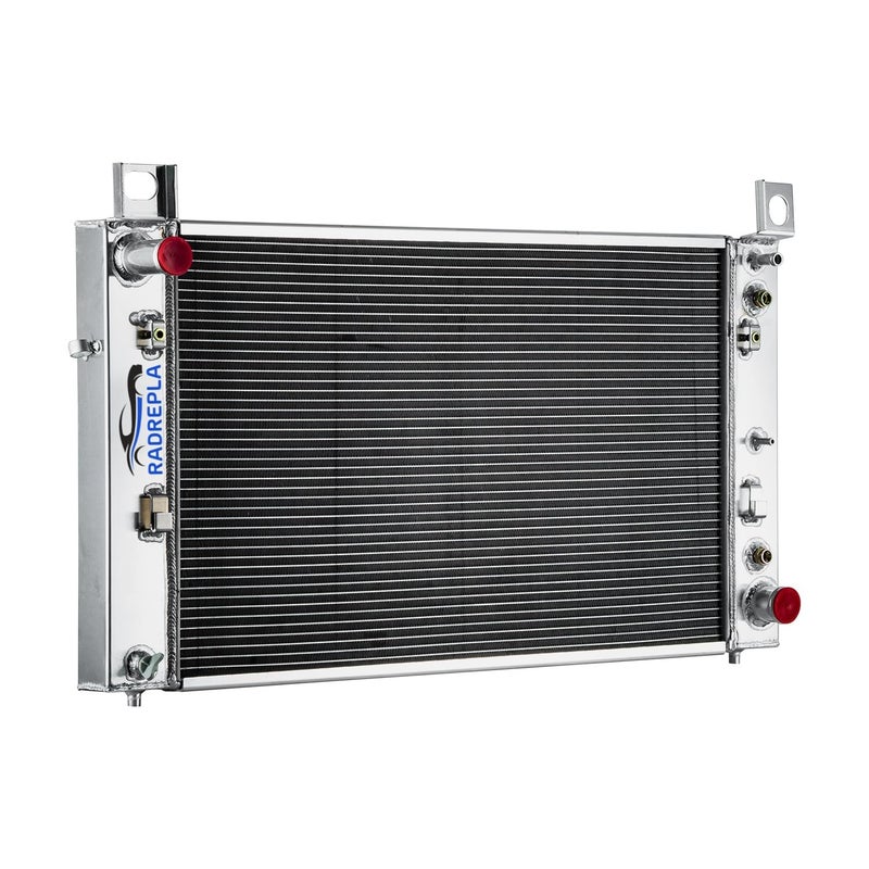 RADREPLA CU2334 3 Row Aluminum Radiator for 19992013 Chevy Silverado GMC Sierra Suburban Tahoe Yukon Radiador Crossflow Radiators 2000 2001 2002 2003 2004 2005 2006 2007 2008 2009 2010 2011 2012