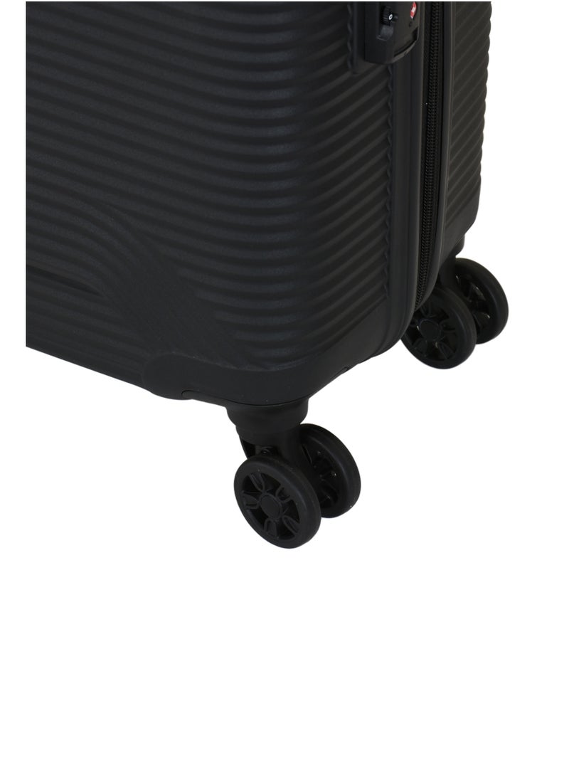 MAXPLUS  55CM  Cabin Size Hard Luggage TSA BLACK