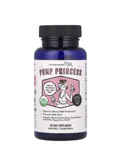 LEGENDAIRY Milk Legendairy Milk, Pump Princess, 60 Vegan Capsules 