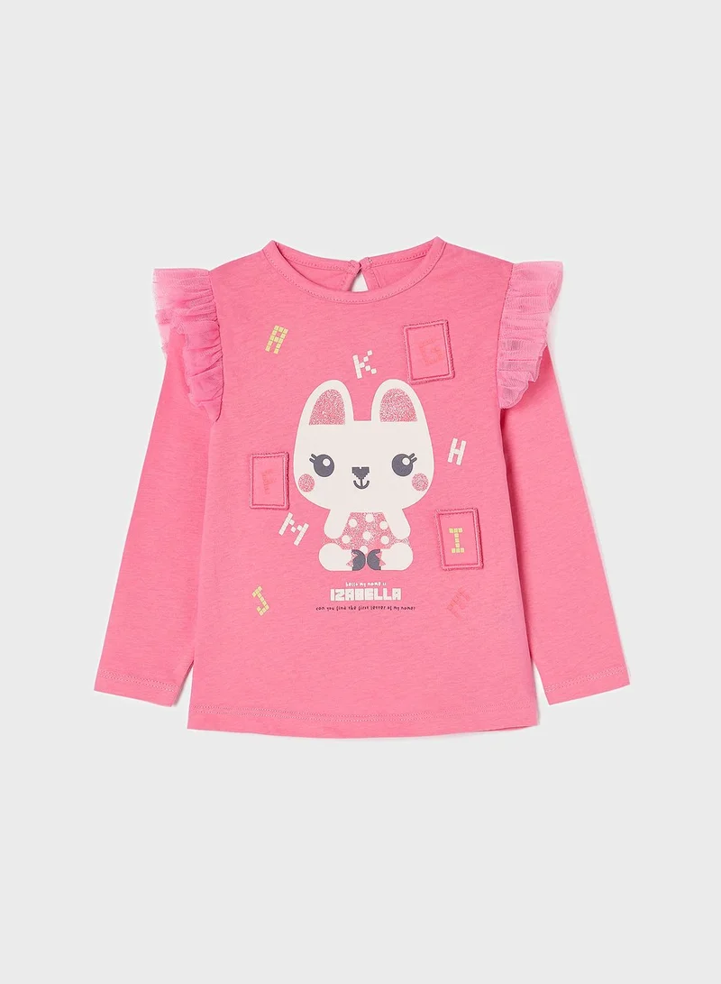 Zippy Infant Rabbit Print T-Shirt