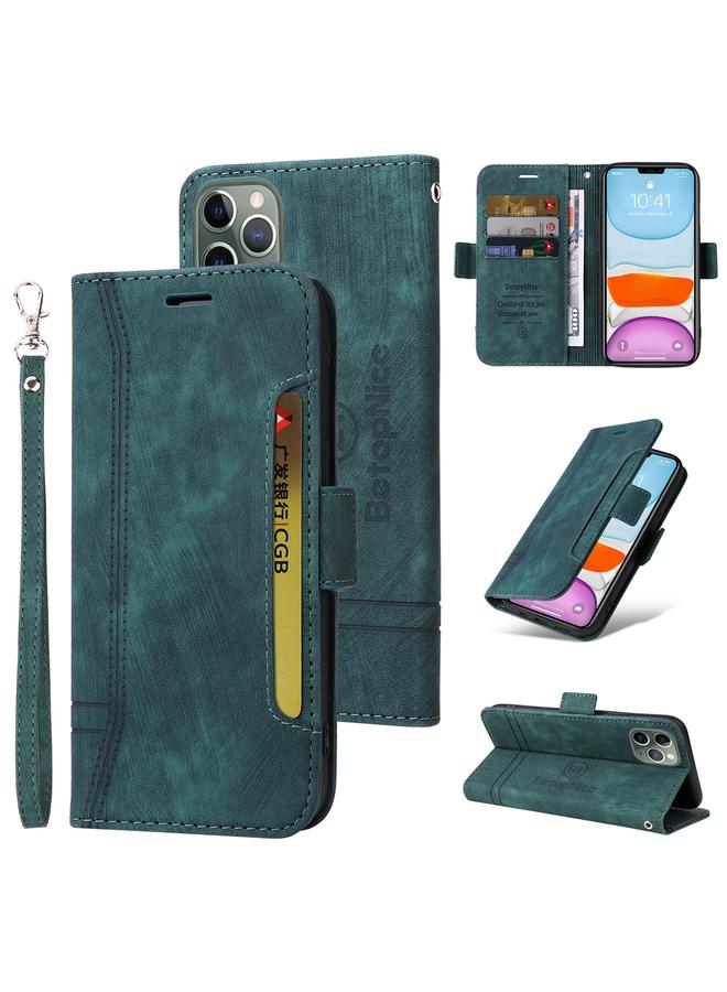 The Bros Case For iPhone 11 Dual-side Buckle Leather Phone Case
