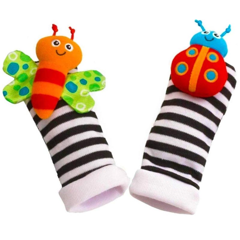 Bigib Baby Infant Rattle Socks Toys 3-6 to 12 Months Girl Boy Learning Toy - Image 3