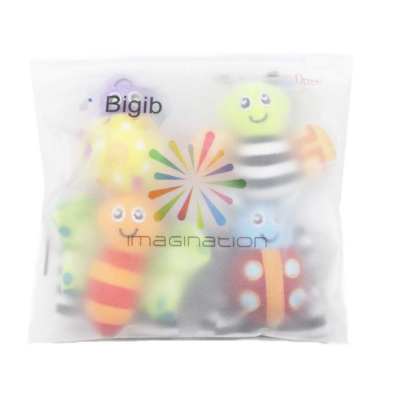 Bigib Baby Infant Rattle Socks Toys 3-6 to 12 Months Girl Boy Learning Toy - Image 5