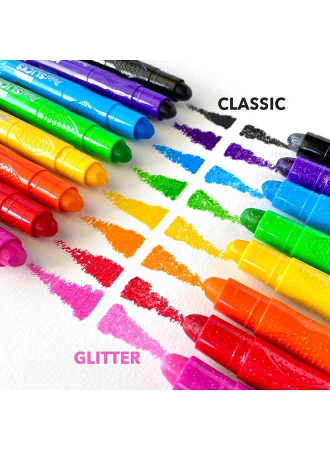 ArtSkills Solid Tempera Paint Sticks for Kids,16 Washable Paint Sticks for Kids Crafts, Twistable Paint Crayons - Image 2