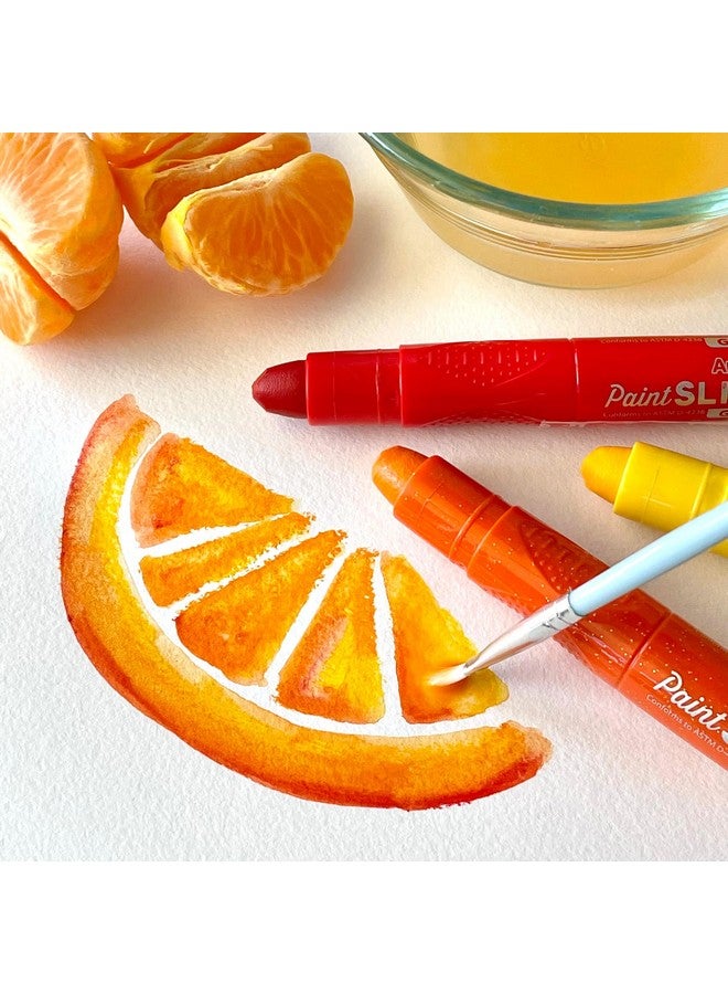 ArtSkills Solid Tempera Paint Sticks for Kids,16 Washable Paint Sticks for Kids Crafts, Twistable Paint Crayons - Image 4