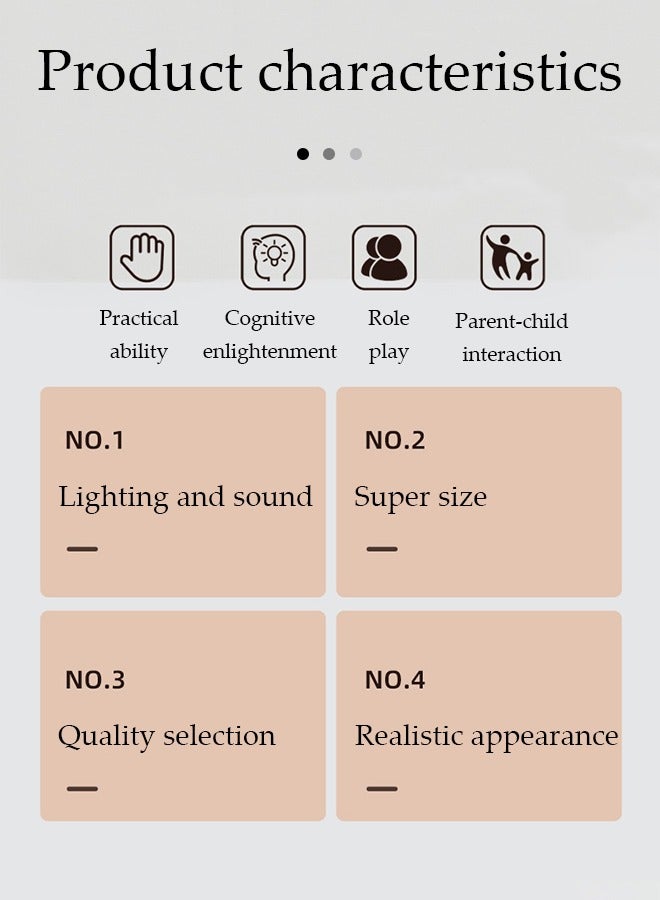 DUNISO Kids Kitchen Pretend Play Toys Set, Thick and Enlarged Toy Set for Preschool Cooking, Used for Stir Fry Games, Kitchen Accessories with Simulated Induction Cooker Toys, Suitable for Children Aged 3 to 6 (31 PCS) ﻿ - Image 4