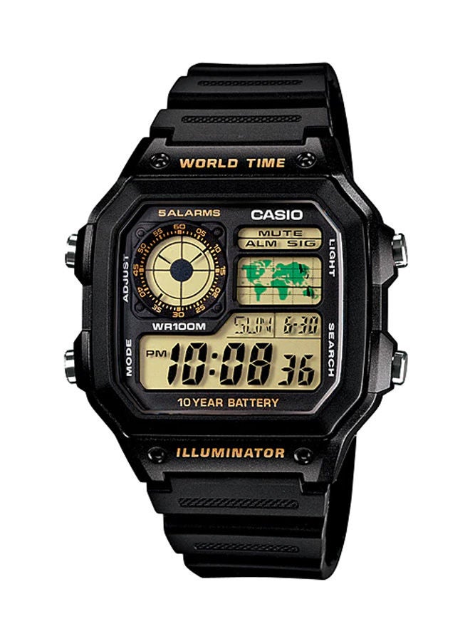 CASIO Resin Digital Wrist Watch AE-1200WH-1BVDF - Image 1