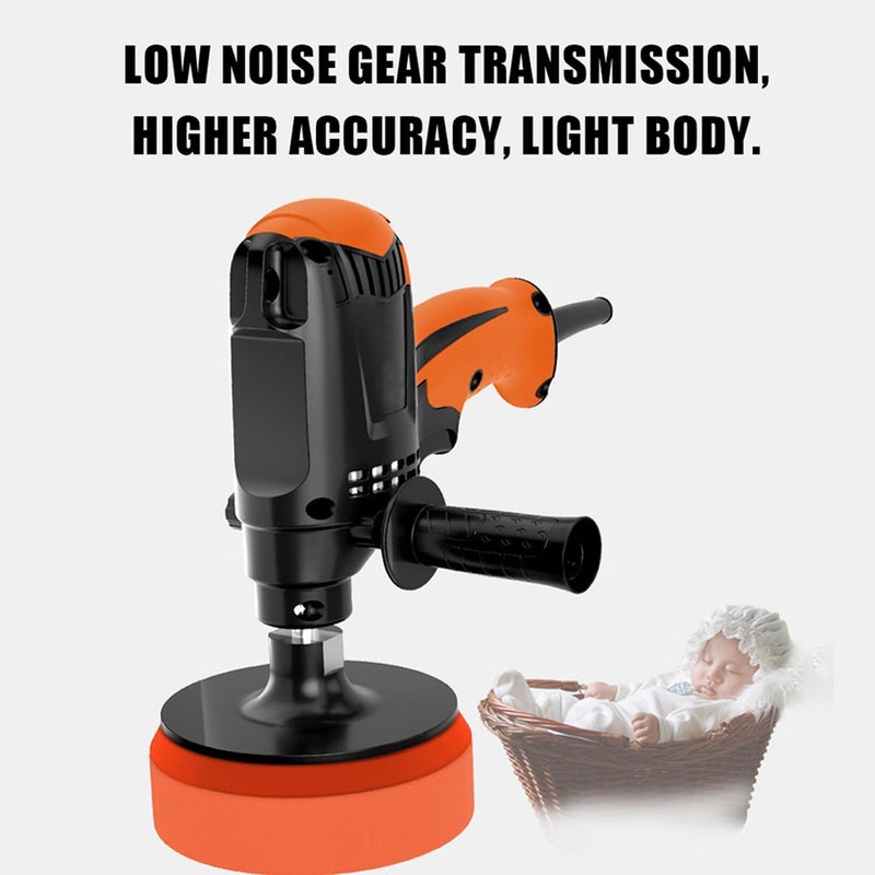 Eacam 980W Multifunctional Six Gears Adjustable Speed Car Electric Polisher Waxing Machine Automobile Furniture Polishing Tool - Image 4