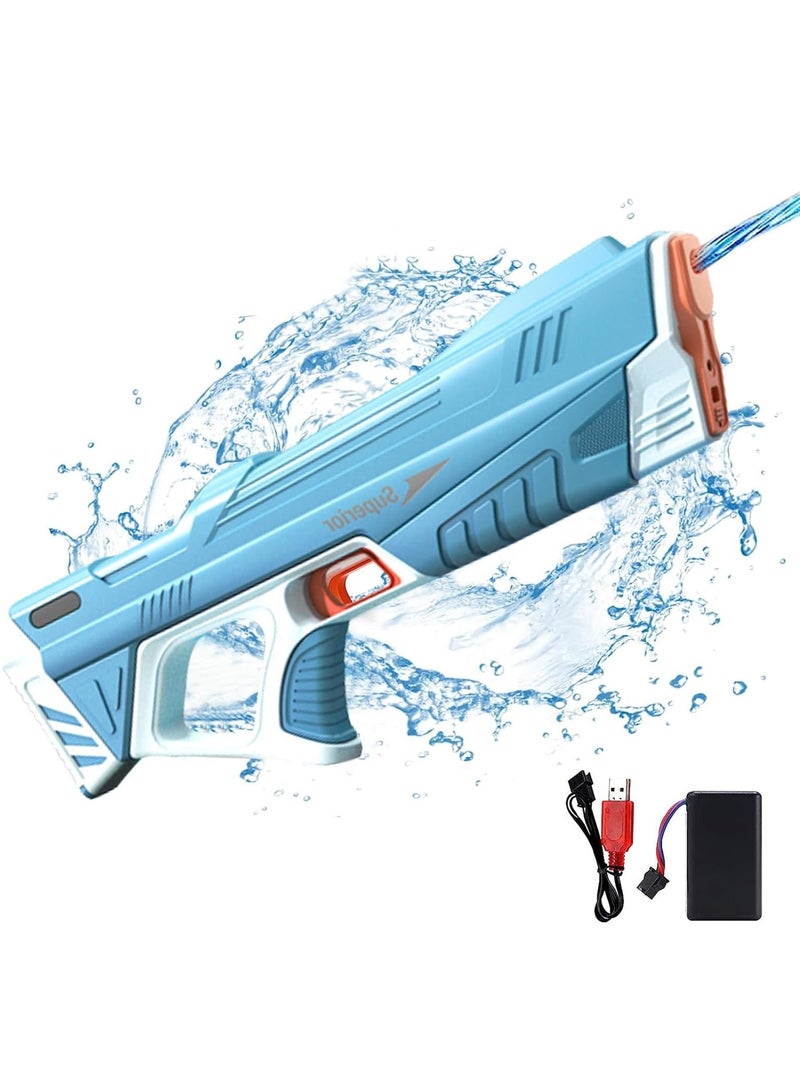 Electric Water Gun for Kids High Pressure Water Gun Electric Powerful Squirt Guns Automatic Large Capacity Water Blasters for Kids & Adults Summer Pool Beach Party (B) - Image 1