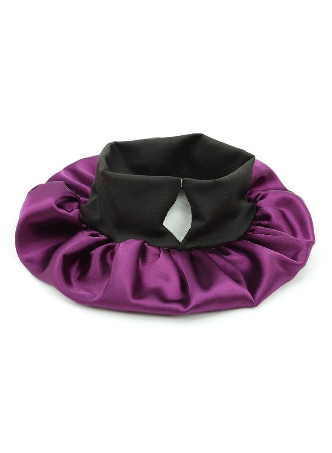 SENGTERM Kids Satin Bonnet Double Layer Wide Elastic Band Sleep Cap Hair Bonnet Silky Night Cap for Girls Toddler Child - Image 4