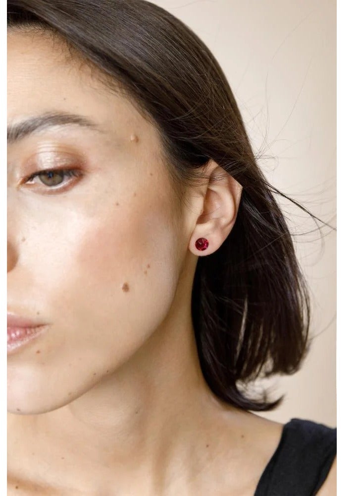 فارما Xiius ياقوت مسطح 6.3 ملم مزين بكريستال سواروفسكي - Image 2