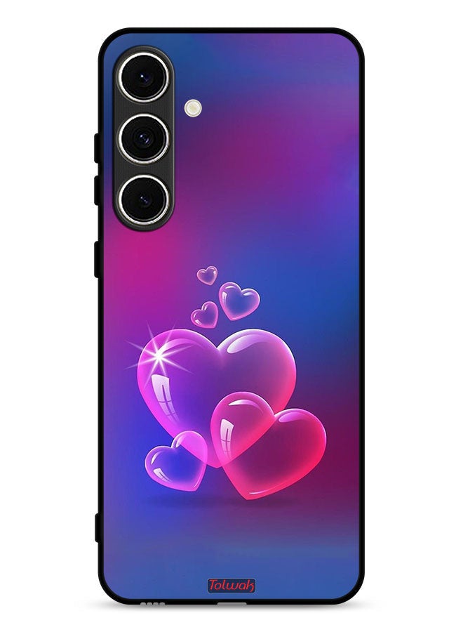 Tolwak Samsung Galaxy M56 5G Protective Case Cover Water Hearts - Image 1