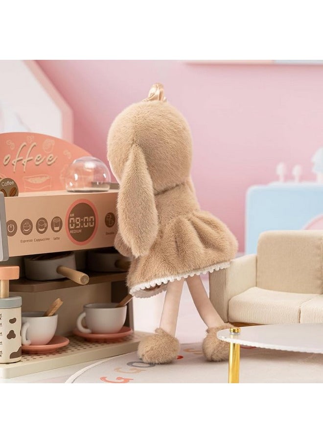 AVSHUB Super Soft Toy Stuffed Bunny Baby Doll Plush Toys For Kids Baby Girls Lovable And Huggable Gift For Birthdays & Occasions For Children Home Decor (Size 40 Cm) (Brown)  - Image 5