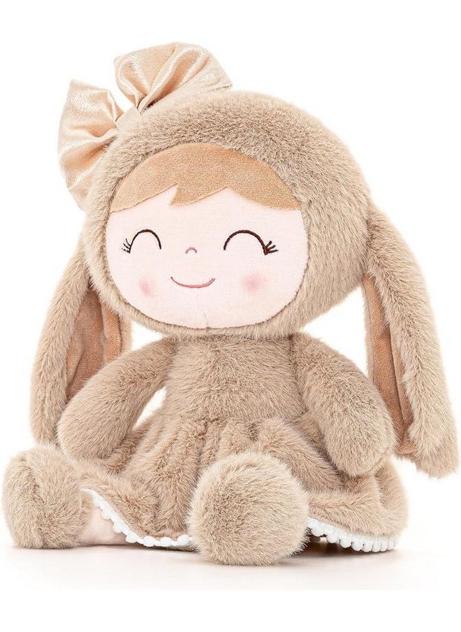 AVSHUB Super Soft Toy Stuffed Bunny Baby Doll Plush Toys For Kids Baby Girls Lovable And Huggable Gift For Birthdays & Occasions For Children Home Decor (Size 40 Cm) (Brown)  - Image 1