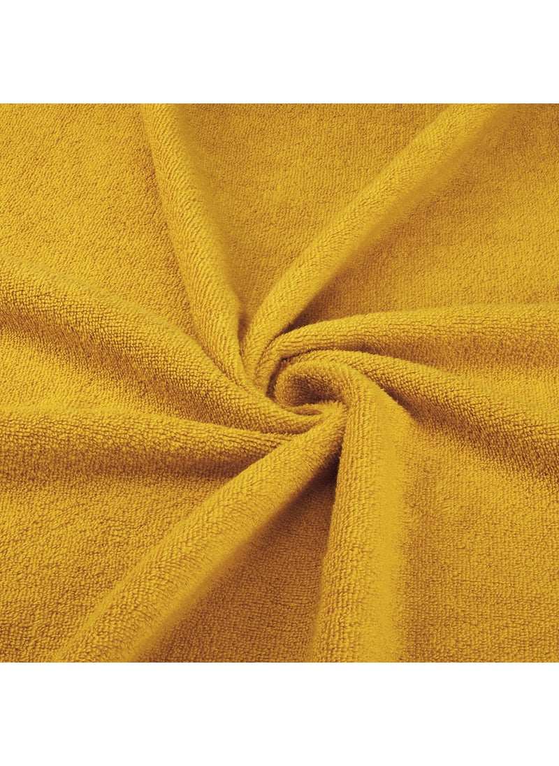 SPACES Spaces Cotton Bath Towels 450 GSM Set of 1 Yellow  - Image 4