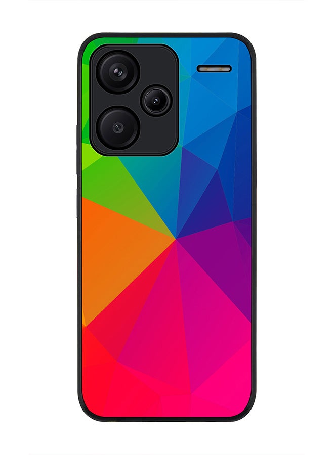 Stylizedd Rugged Black Edge Case for Xiaomi Redmi Note 13 Pro Plus, Slim fit Case Flexible Anti Drop TPU Gel Thin Cover -  Air, Water, Earth, Fire - Image 1