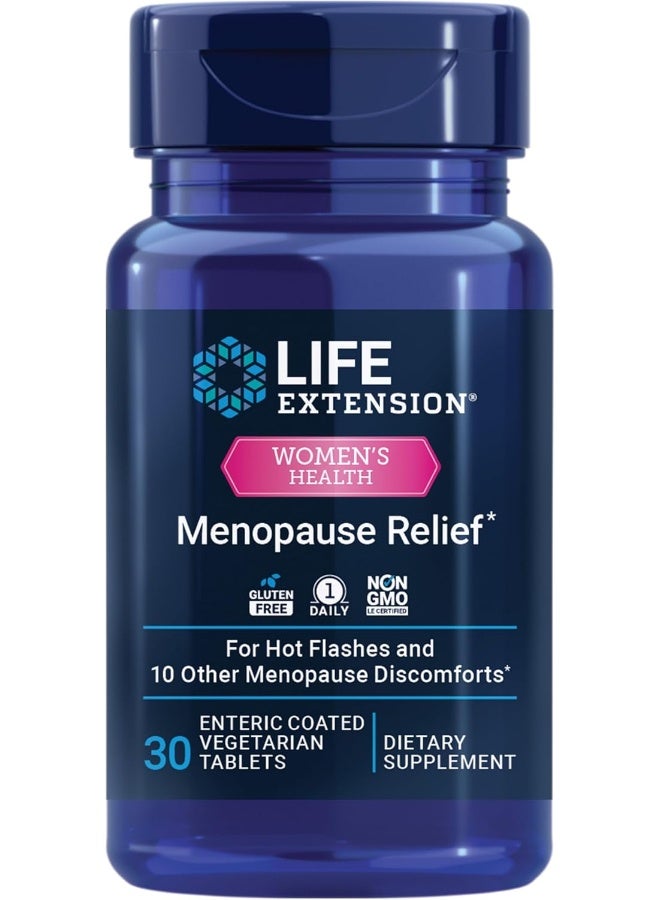 لايف إكستنشن انقطاع الطمث 731 - مكمل طبيعي لصحة المرأة - دعم تخفيف انقطاع الطمث بما في ذلك الهبات الساخنة والتعرق الليلي وتقلب المزاج - خالي من الغلوتين، غير معدل وراثيًا، نباتي - 30 قرصًا - Image 1