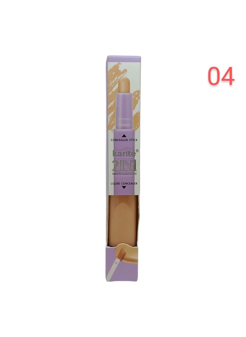 KARITE - 2 in 1 concealer stick & concealer liquid 04 - Image 1