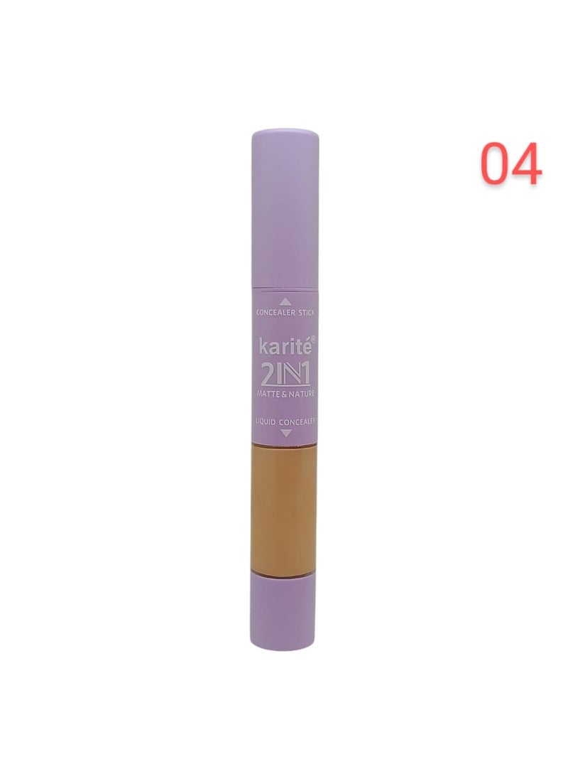 KARITE - 2 in 1 concealer stick & concealer liquid 04 - Image 1