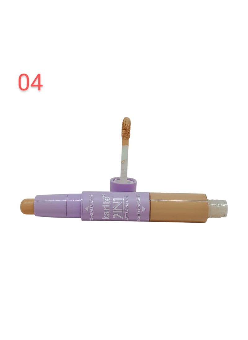 KARITE - 2 in 1 concealer stick & concealer liquid 04 - Image 1