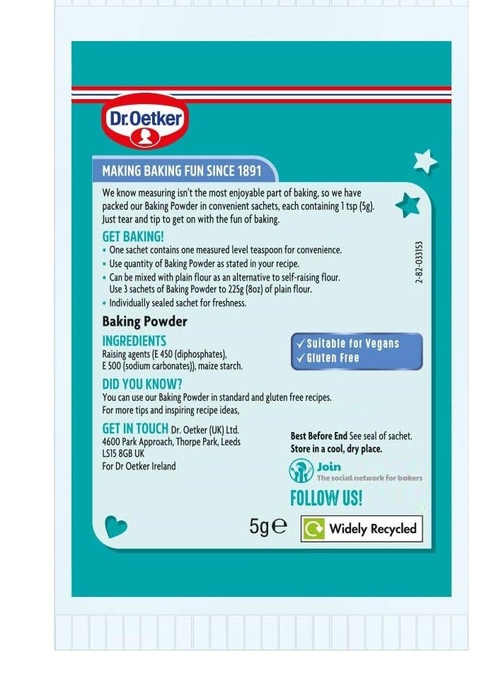 Dr.Oetker Baking Powder Sachets 30G - Image 2
