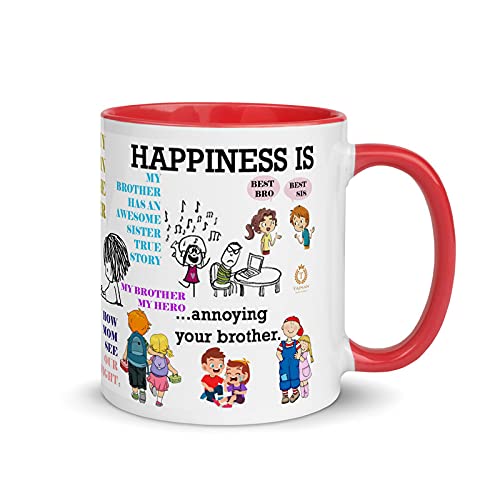 TAJNAN Coffee Mug for Brother (350ml,Multicolor) - Image 4