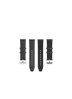 Generic Leather Bands Compatible with Huawei Watch GT4 max /GT4 46mm/GT Runner/Watch 4 Pro/Watch 4 Wristband Strap Replacement Bracelet for Huawei GT 3 46mm/GT 2 Pro Black  - Image 4