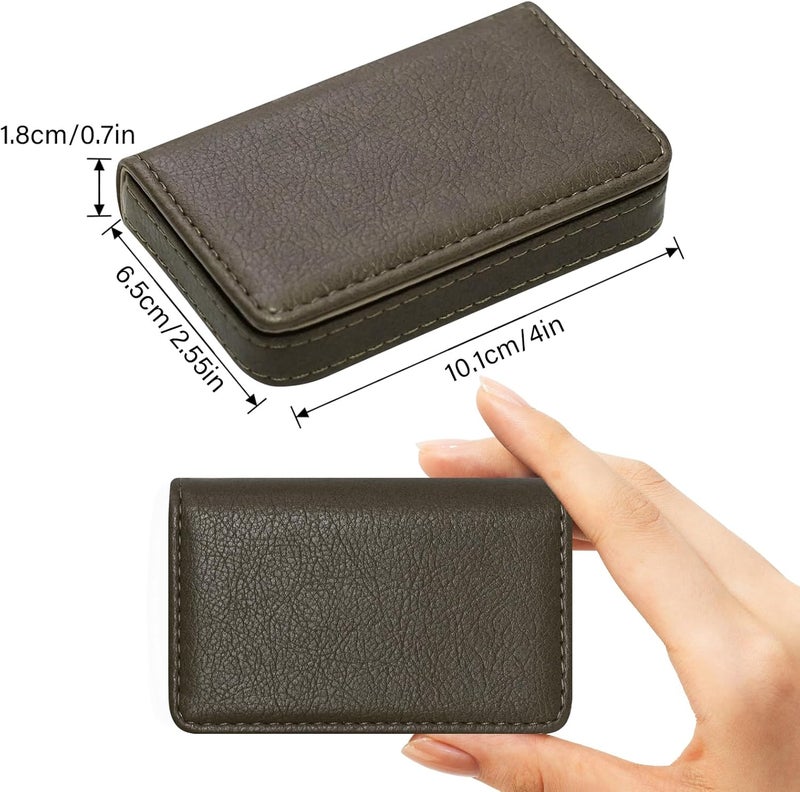 AI-DEE RFID Blocking Wallet - Minimalist Leather Business Credit Card Holder (A65-01) - Image 2