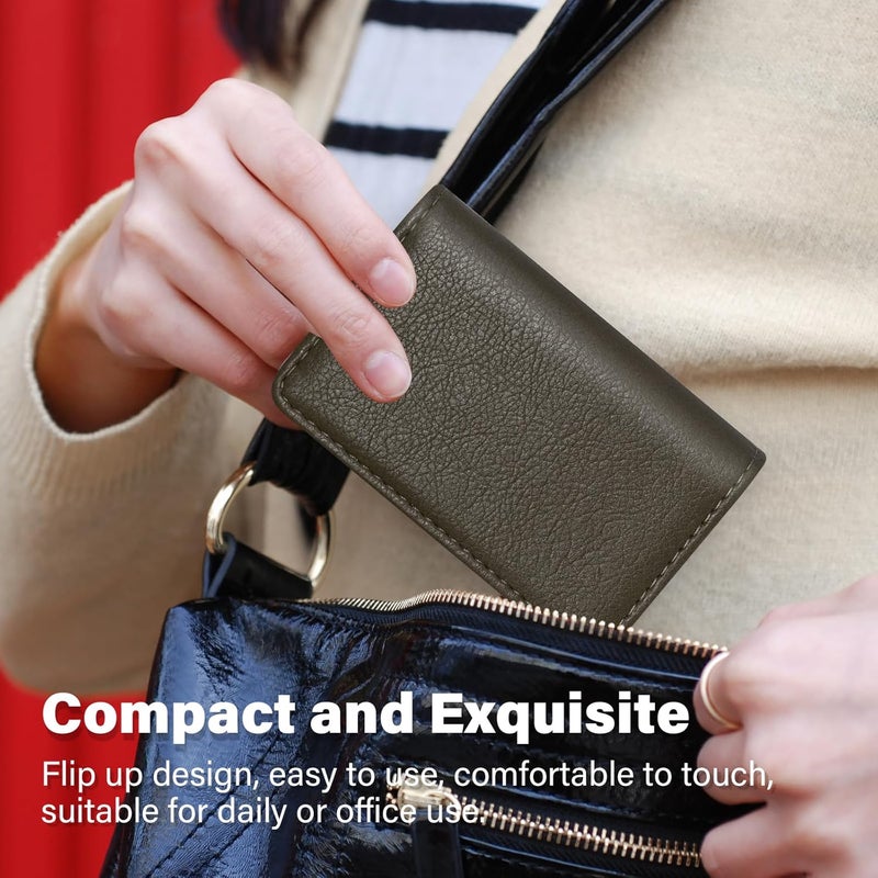 AI-DEE RFID Blocking Wallet - Minimalist Leather Business Credit Card Holder (A65-01) - Image 4