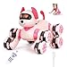 HuiJuKeJi Smart Interactive Robot Dog Toy Easy Programmable Remote Control Robotic Pet with Gesture Sensing 8WD 360 Stunts LED Eyes Dancing Music RC Cars Birthday Gift for Kids Ages 38 - Image 2