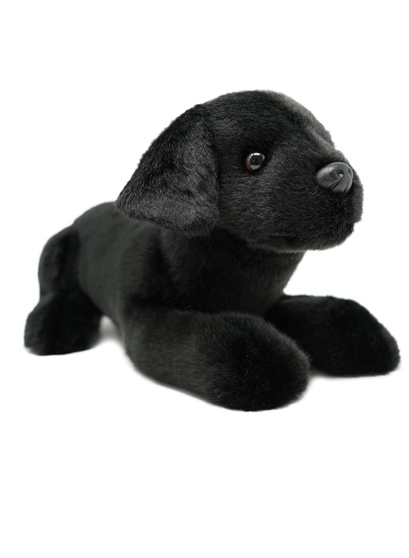 Viahart Blythe The Black Lab Soft Plush toy for Kids | Huggable Stuffed Animals| Fluffy toys for Baby, Children, Toddler | Polyester Fabric | Polypropelene Filling | Recommended Age 3+