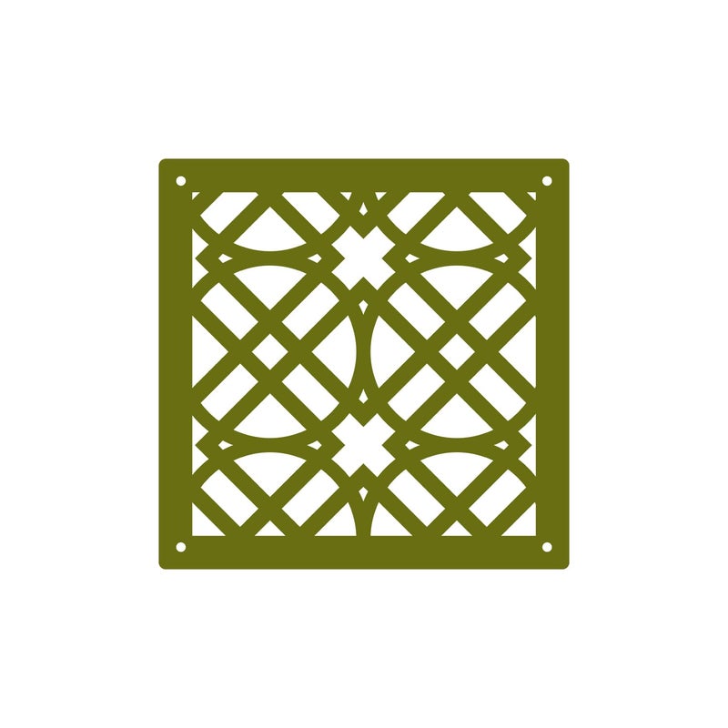 Olive Tree Olive Tree 12Pcs Hanging Room Divider Panel Modern Hanging Screen Partition for Home Decoration Living Room 115 x 115 12 PanelsOTD9091  - Image 4