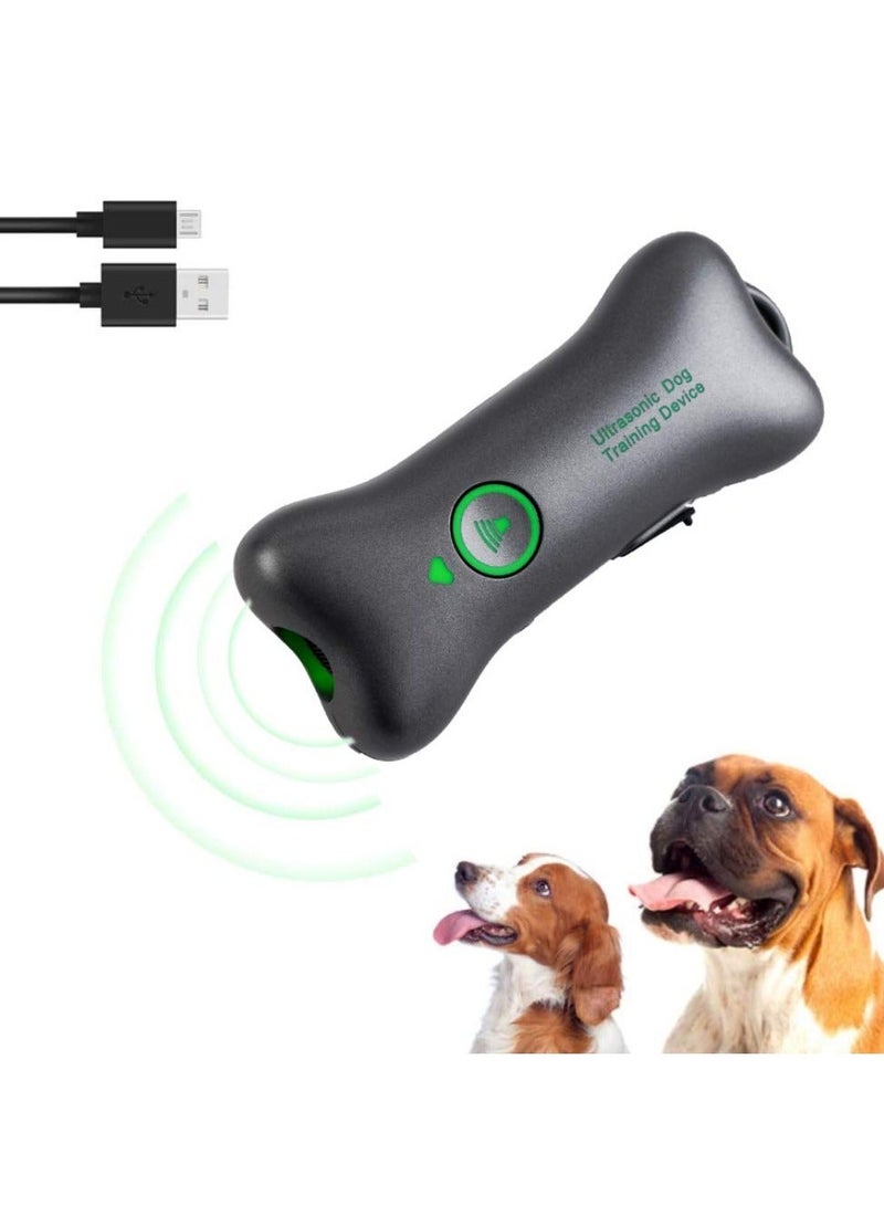 Handheld Dog Repellent, Ultrasonic Anti Barking Device, Ultrasonic Dog Bark Deterrents to Stop Dog Barking and Control Dog Barking, Handheld Devices with Dual Frequency for Training Dog (Green) - Image 1