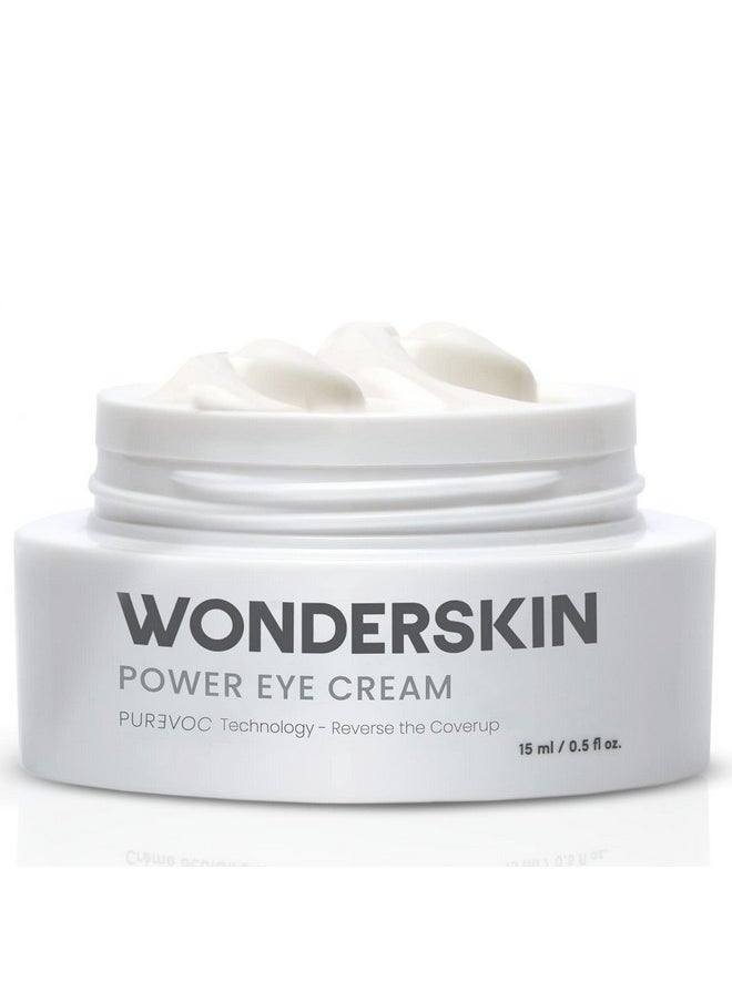 Wonderskin - Purevoc Eye Cream For Dark Circles And Puffiness 0.5 Oz Under Eye Cream For Women And Men With Mango & Shea Butter Squalane Fragrancefree Caffeine Eye Cream - Image 1