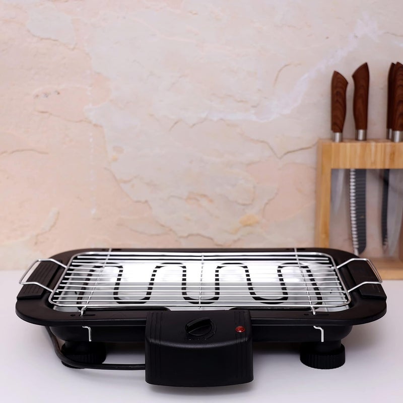 DARKFISH Electric barbecue grill nonstick barbecue machine 5level adjustable 2000W household electric barbecue grill campingcooking and barbecue grillindoor barbecue grilleasy to clean  - Image 4