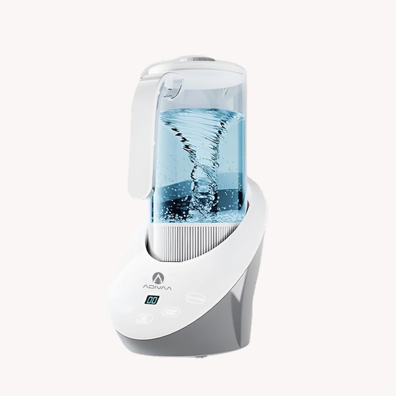 Adivaa Hydrogen Water Pitcher - BPA Free Rich Water Generator Electrolysis Jug with SPE/PEM Technology | Hydrogen Machine Ionizer, Balanced PH Levels and Filtered with Calcium Sulfite - Image 5
