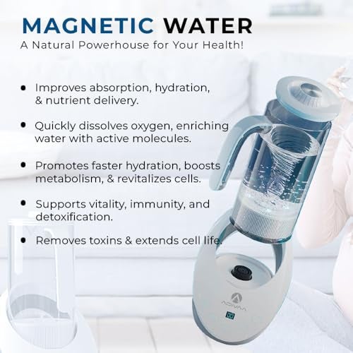 Adivaa Hydrogen Water Pitcher - BPA Free Rich Water Generator Electrolysis Jug with SPE/PEM Technology | Hydrogen Machine Ionizer, Balanced PH Levels and Filtered with Calcium Sulfite - Image 4