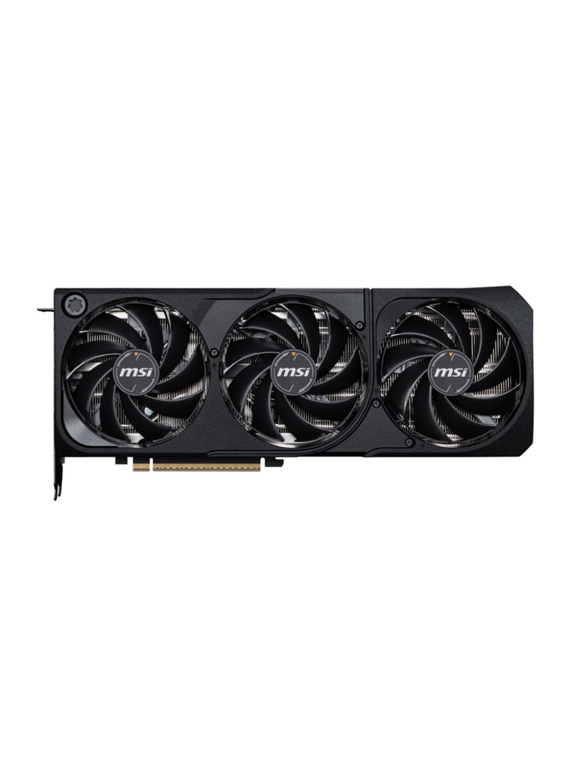 إم اس أي GeForce RTX 5080 16G SHADOW 3X OC, NVIDIA® GeForce RTX™ 5080, 16GB GDDR7, 10752 CUDA Cores, 2655 MHz Extreme Performance, PCIe Gen 5, 256-bit Memory Bus, 30 Gbps Memory Speed, DisplayPort 3x (v2.1b), HDMI™ 1x, 360W Power Consumption, 16-pin Power Connector, 850W Recommended PSU, 7680 x 4320 Max Resolution, G-SYNC® Support, HDCP Support, 4.6 OpenGL, 12 Ultimate DirectX Version. Black - Image 2
