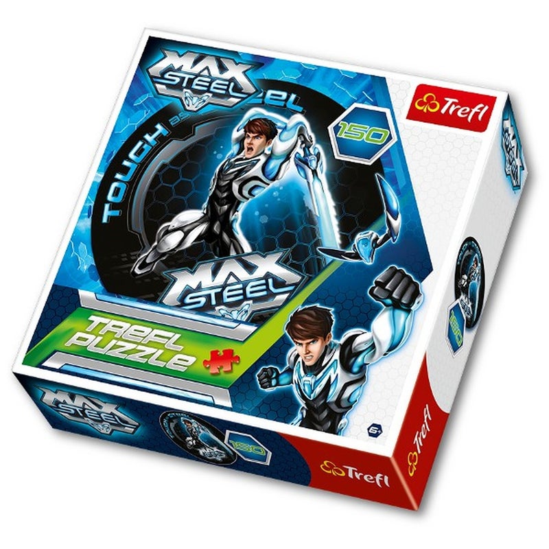 TREFL - Round puzzle as hard as nails, matt Max steel, 150 pieces - 39093