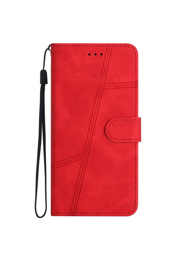 S-TOP Case For Honor X7C 4G / 200 Smart Skin-feel Stitching Leather Phone Case - Image 2